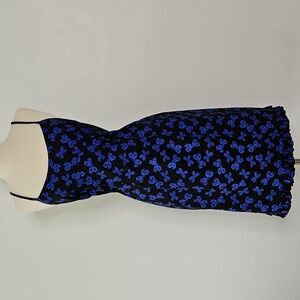 Vintage Morbid‎ Threads Midi Dress Whimsigoth Skulls Size M-L (See Measurements)